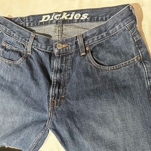 Dickies Men's Straight Fit Blue Jeans
